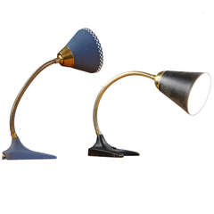 Retro Set Of Scandinavian Mid Century Table Or Wall Lamps
