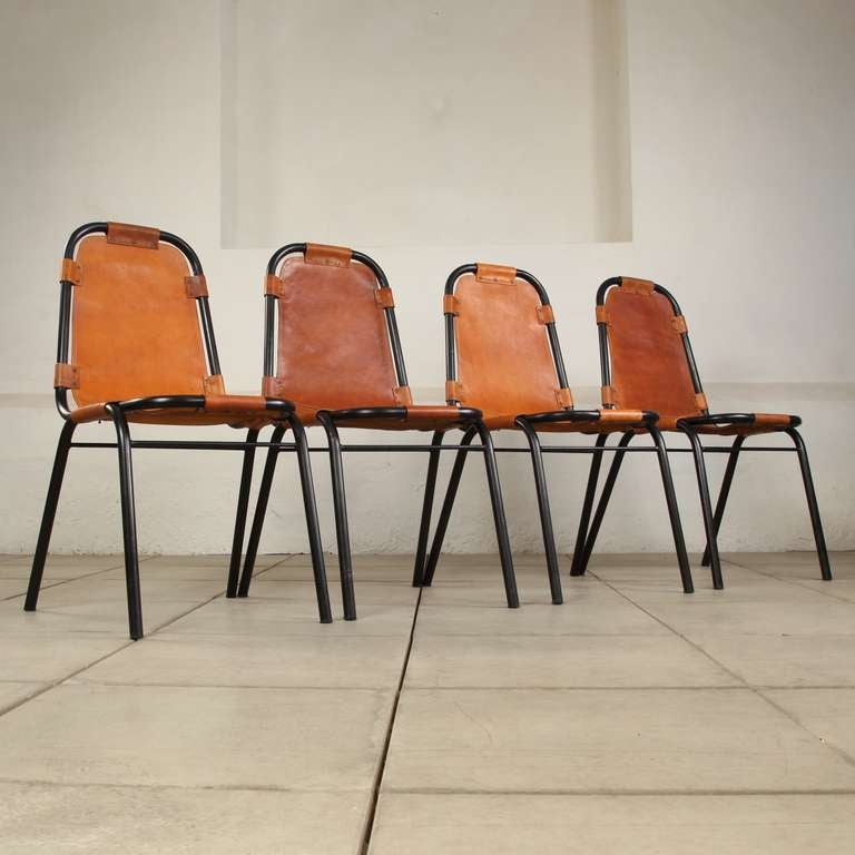 Table and matching chairs  by Charlotte Perriand for Les Arcs ski resort 1