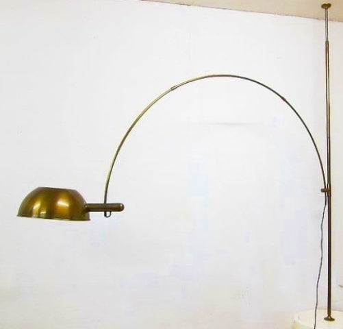 Mid-20th Century Stunning Adjustable 'Arc' Floor Lamp Schulz