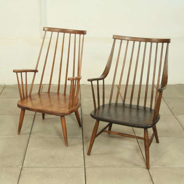 Fifties Almost Matching Set of Pastoe Windsor Relax Chairs In Excellent Condition In Antwerp, BE