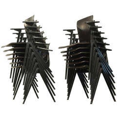 Large Stock (45) of Industrial Chairs V Compass Structure