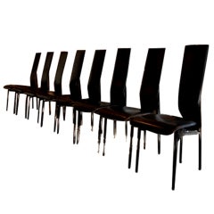 Set of 8 dinningchairs model 'S44' G.Vegni