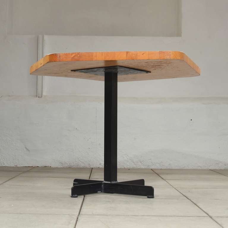 French 1960s Charlotte Perriand table for Trois Arcs