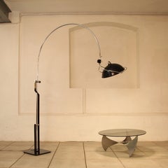 Multi functional contemporary 'Arc' floorlamp
