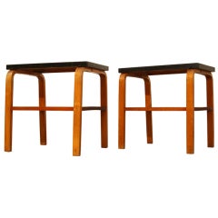 Set of L legged tables Alvar Aalto