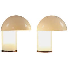 Set of 1960's 'leila' Lamps from the 'Longato Collection'