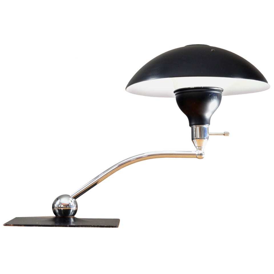 XL Bauhaus Metal Table/Desk Lamp at 1stDibs