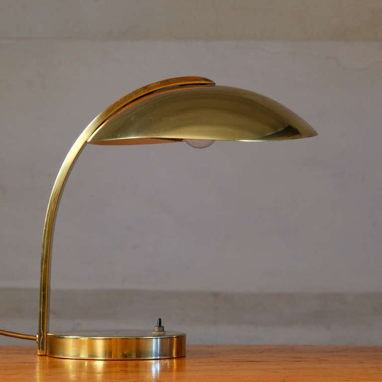 Italian High End Luxury All Brass Table Lamp