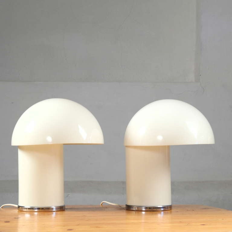 Set of 1960's 'leila' Lamps from the 'Longato Collection' 1