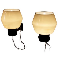 Pair of 1960s Wall Lamps 