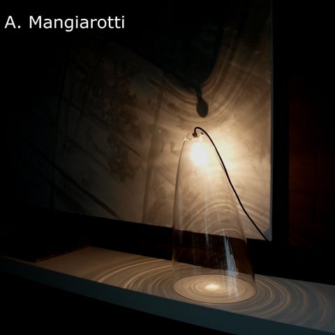 Rare Mangiarotti 'Ghost' table lamp 2