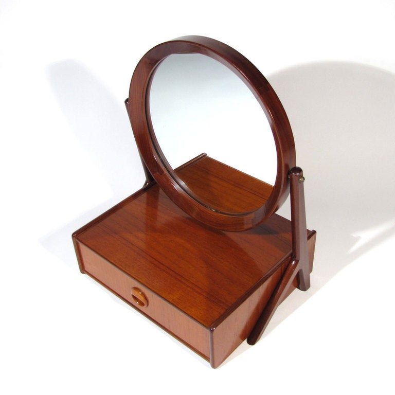 Teak Dressing Mirror