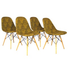 Vintage Four Eames DKW Chairs