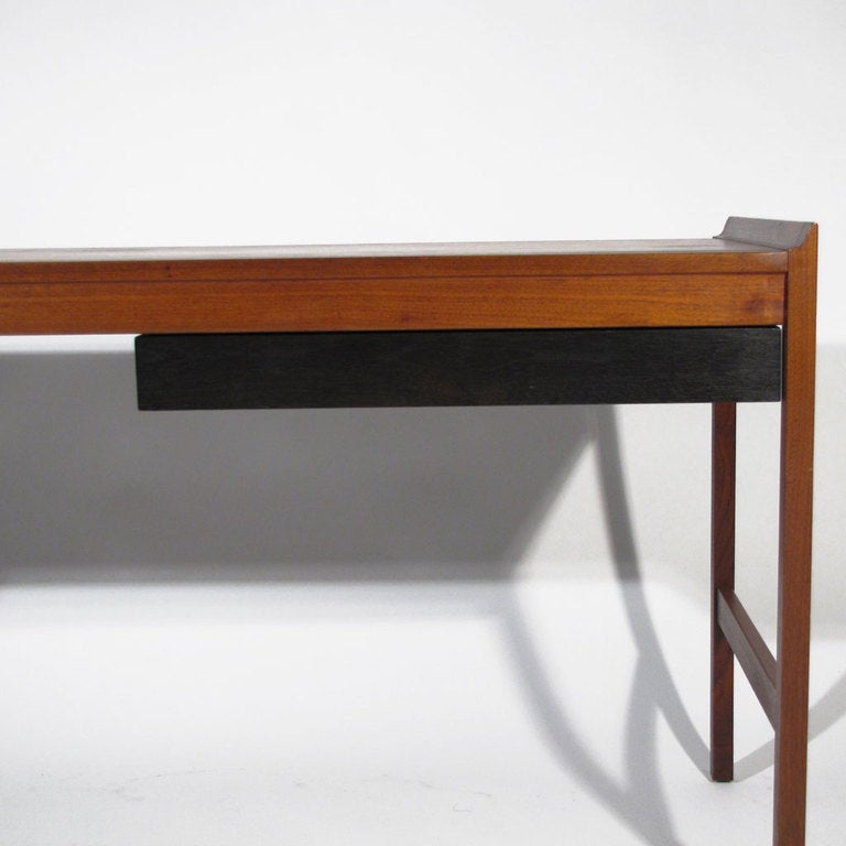 Mid-20th Century Minimalist Walnut Desk