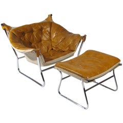 Vintage Norwegian Lounge Chair