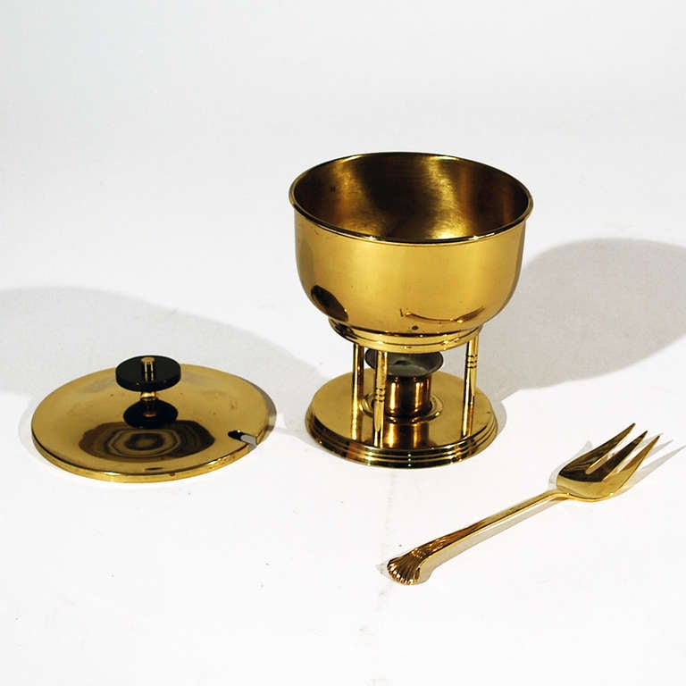 Tommi Parzinger Brass Serving Set For Sale 1