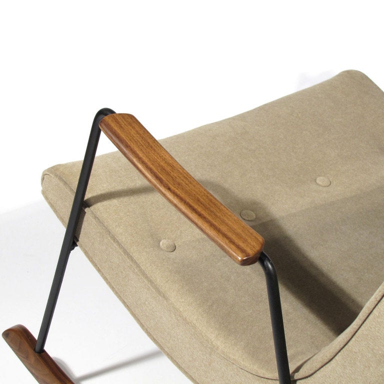 Milo Rocking Chair Milo Baughman Rocking Chair For Sale at 1stDibs