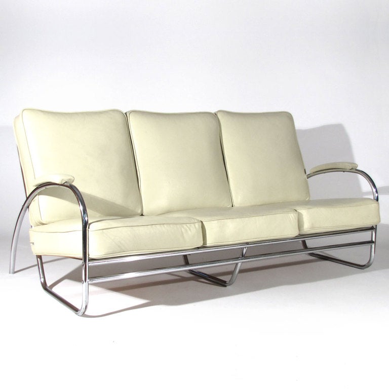 Art Deco Wolfgang Hoffmann Sofa For Sale