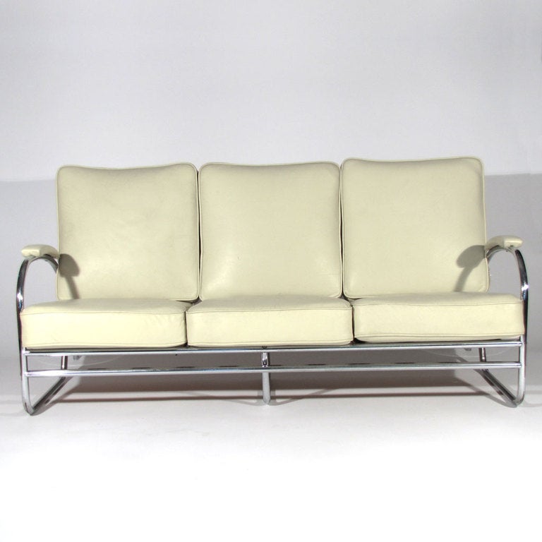 American Wolfgang Hoffmann Sofa For Sale
