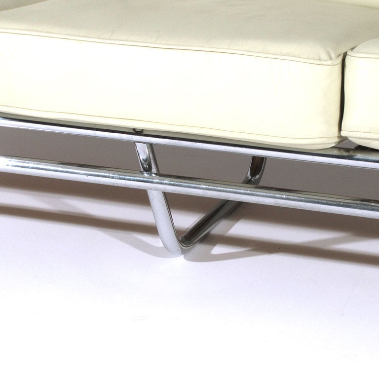 Leather Wolfgang Hoffmann Sofa For Sale