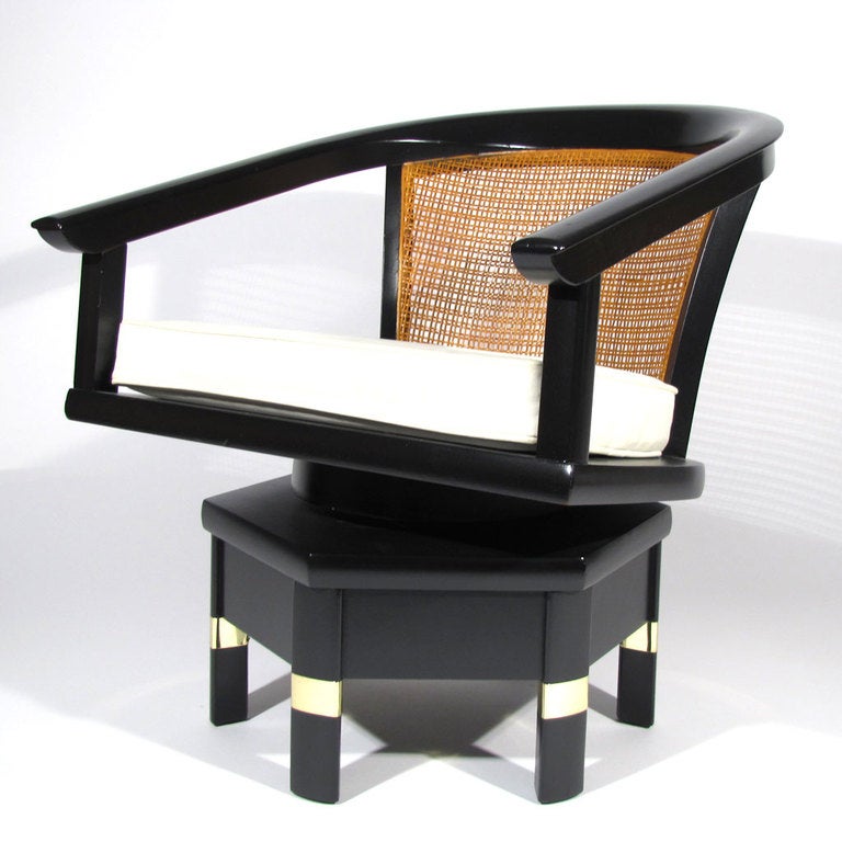 Mid-Century Modern Jim Peed Swivel Chairs For Sale