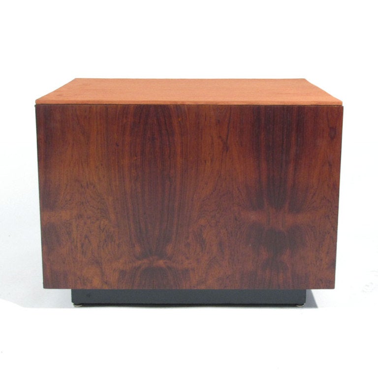 Scandinavian Modern Danish Rosewood Cube Table