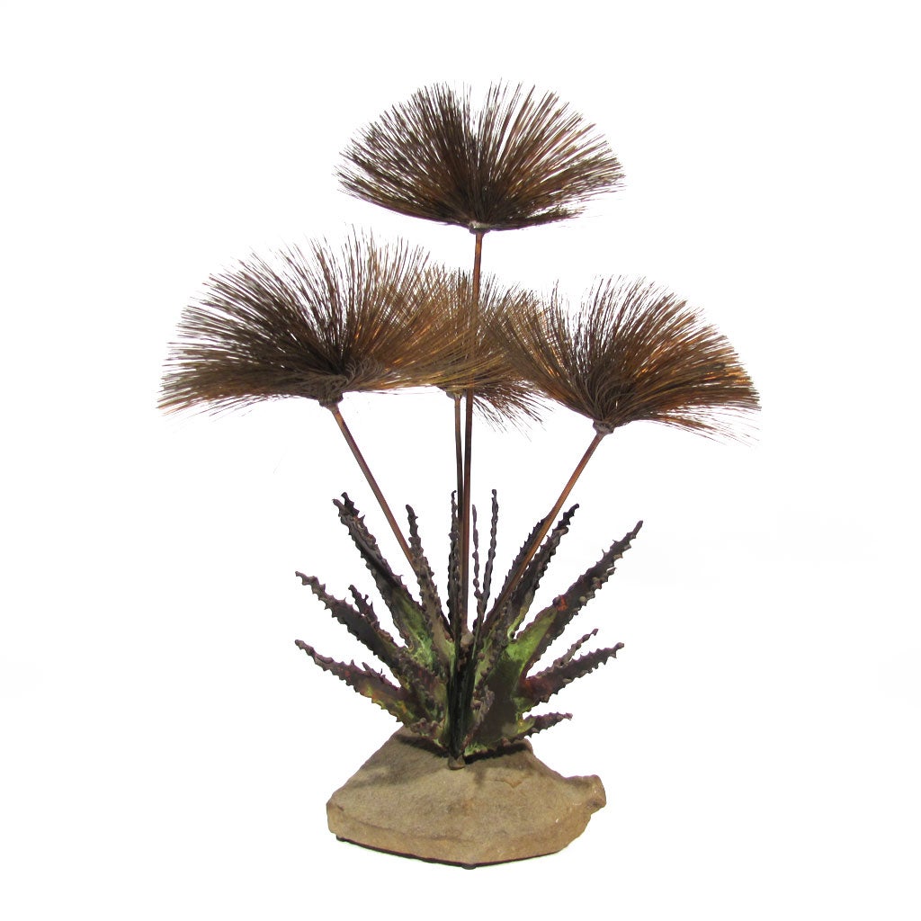 Desert Palm Tree Sculpture For Sale