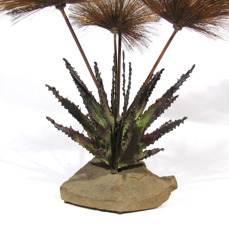 Desert Palm Tree Sculpture In Excellent Condition For Sale In Baltimore, MD