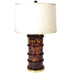 Vintage Paul Hanson Tortoise Lamp
