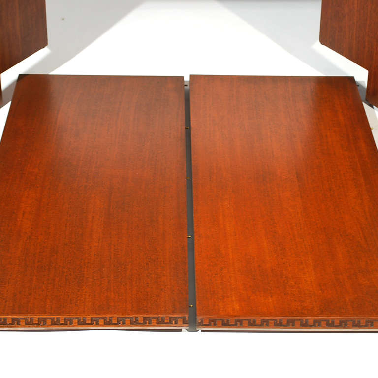 Frank Lloyd Wright Mahogany Dining Table For Sale 1