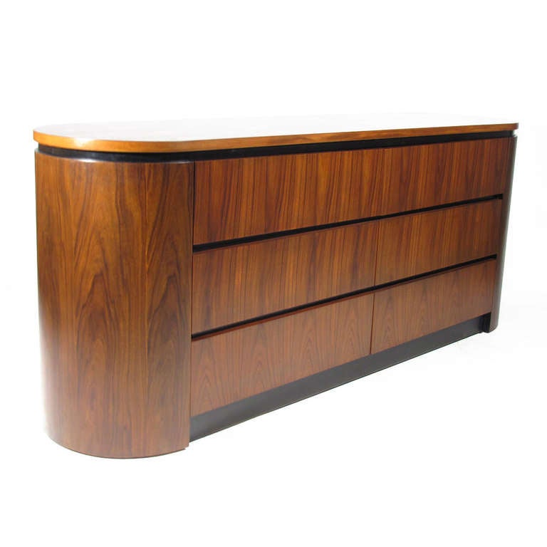 Late 20th Century Art Deco Rohde Style Dresser For Sale