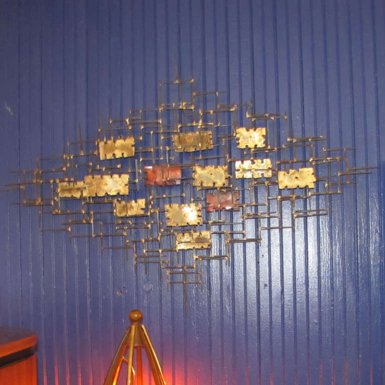 Mid-20th Century Silas Seandel Dimensions Wall Sculpture For Sale