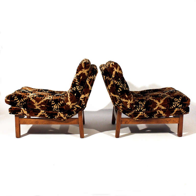Mid-Century Slipper Chairs In Good Condition For Sale In Baltimore, MD