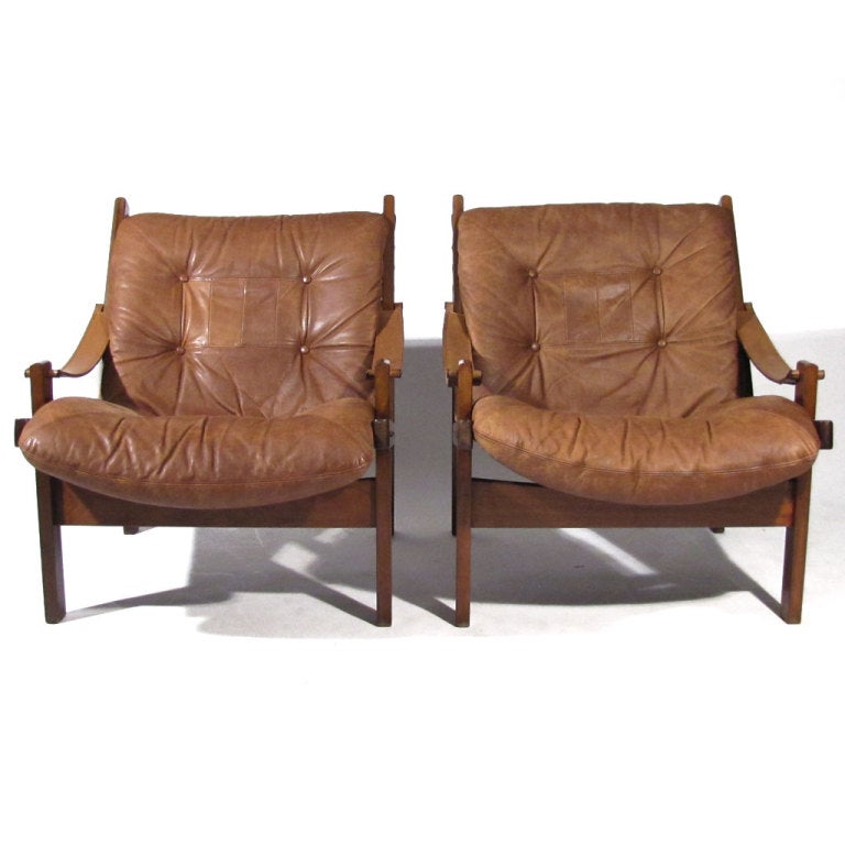 Scandinavian Modern Trobjorn Afdal Club Chairs