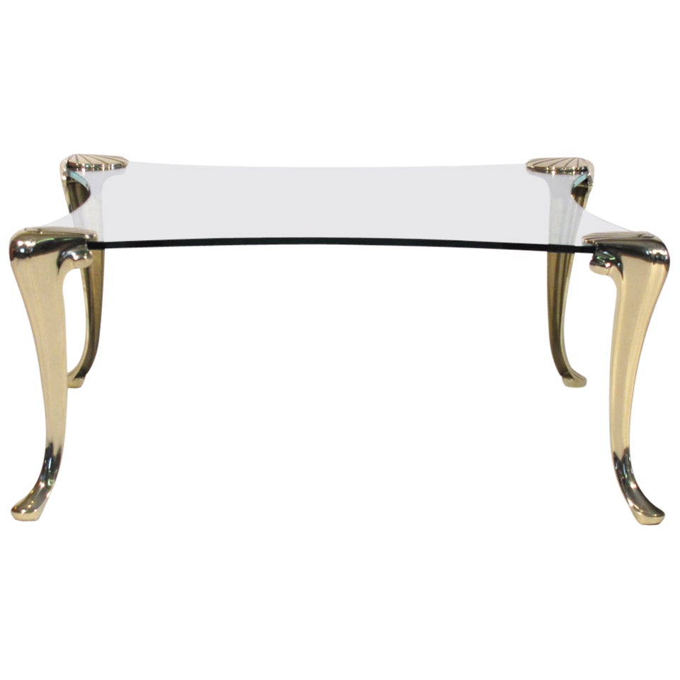 Maison Charles Brass Table For Sale