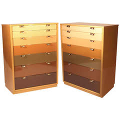 Pair of Edward Wormley Re-styled Dressers