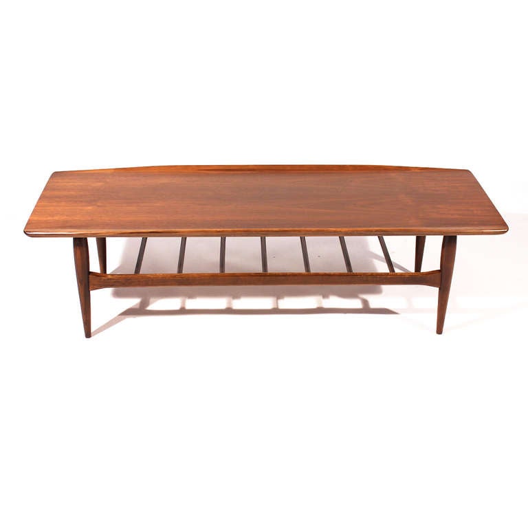 American Grete Jalk Style Coffee Table For Sale