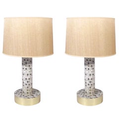Retro Mosaic Table Lamps