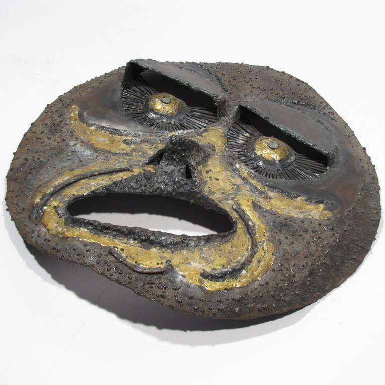 Brutalist Grotesque Face Mask