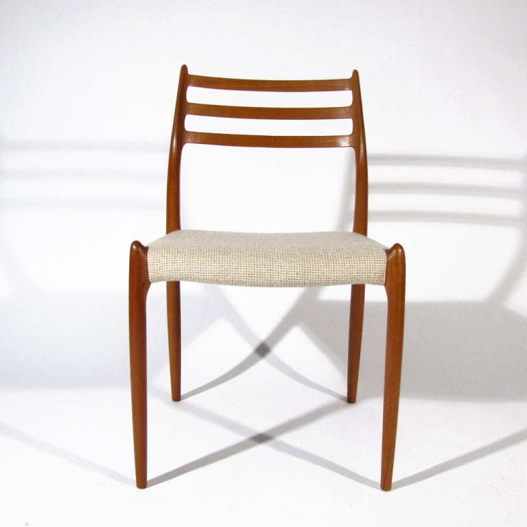 Scandinavian Modern Moller Model 78 Chairs