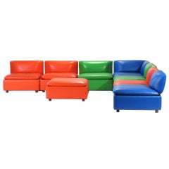 Modular Seating Sofa Sectional Panton Columbo Style
