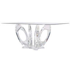 Mikhail Loznikov Lucite Table Mikhail Loznikov Lucite Table