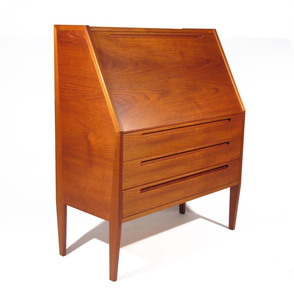 Nils Jonsson Teak Desk For Sale