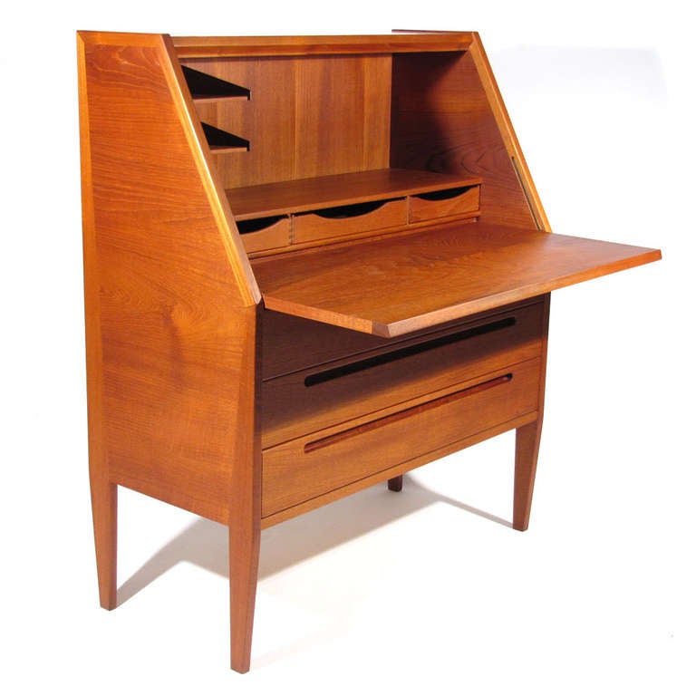 Danish Nils Jonsson Teak Desk For Sale