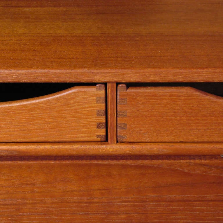 Nils Jonsson Teak Desk In Excellent Condition For Sale In Baltimore, MD