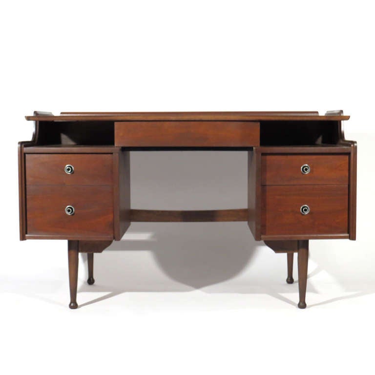 American Mid-Century Floating Desk For Sale