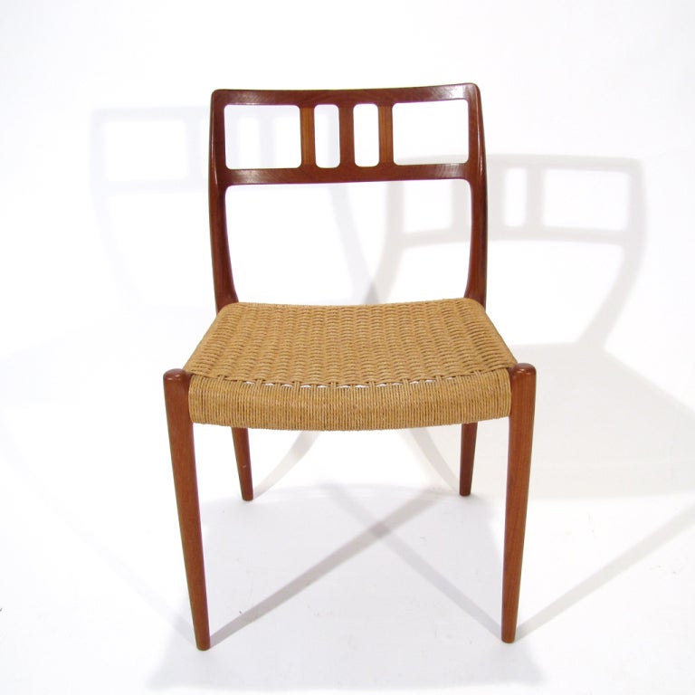 Scandinavian Modern 12 Neils Moller Chairs