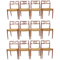 12 Neils Moller Chairs