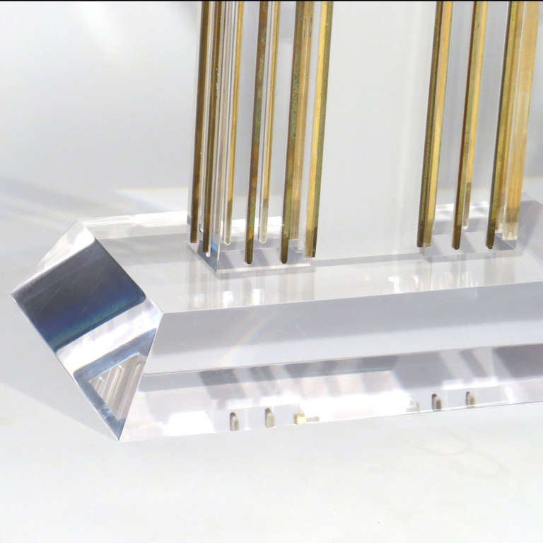 Spectrum Lucite Table For Sale 4