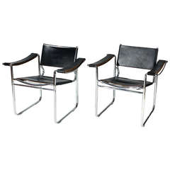 After Le Corbusier LC1 Style Chairs